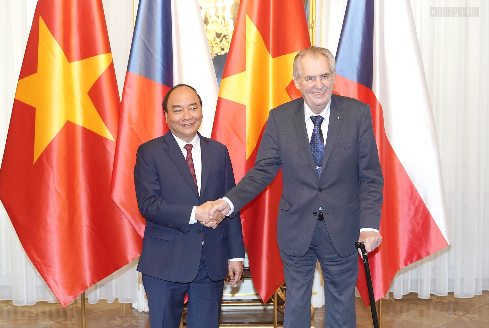 Gov’t chief greets Czech President