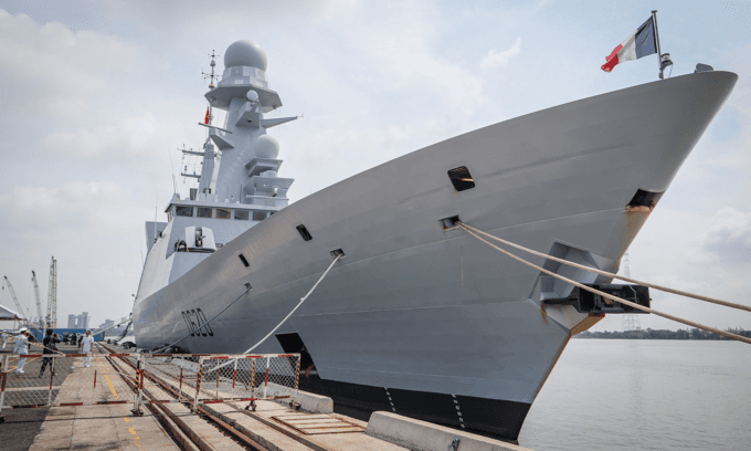 French navy frigate visits HCMC
