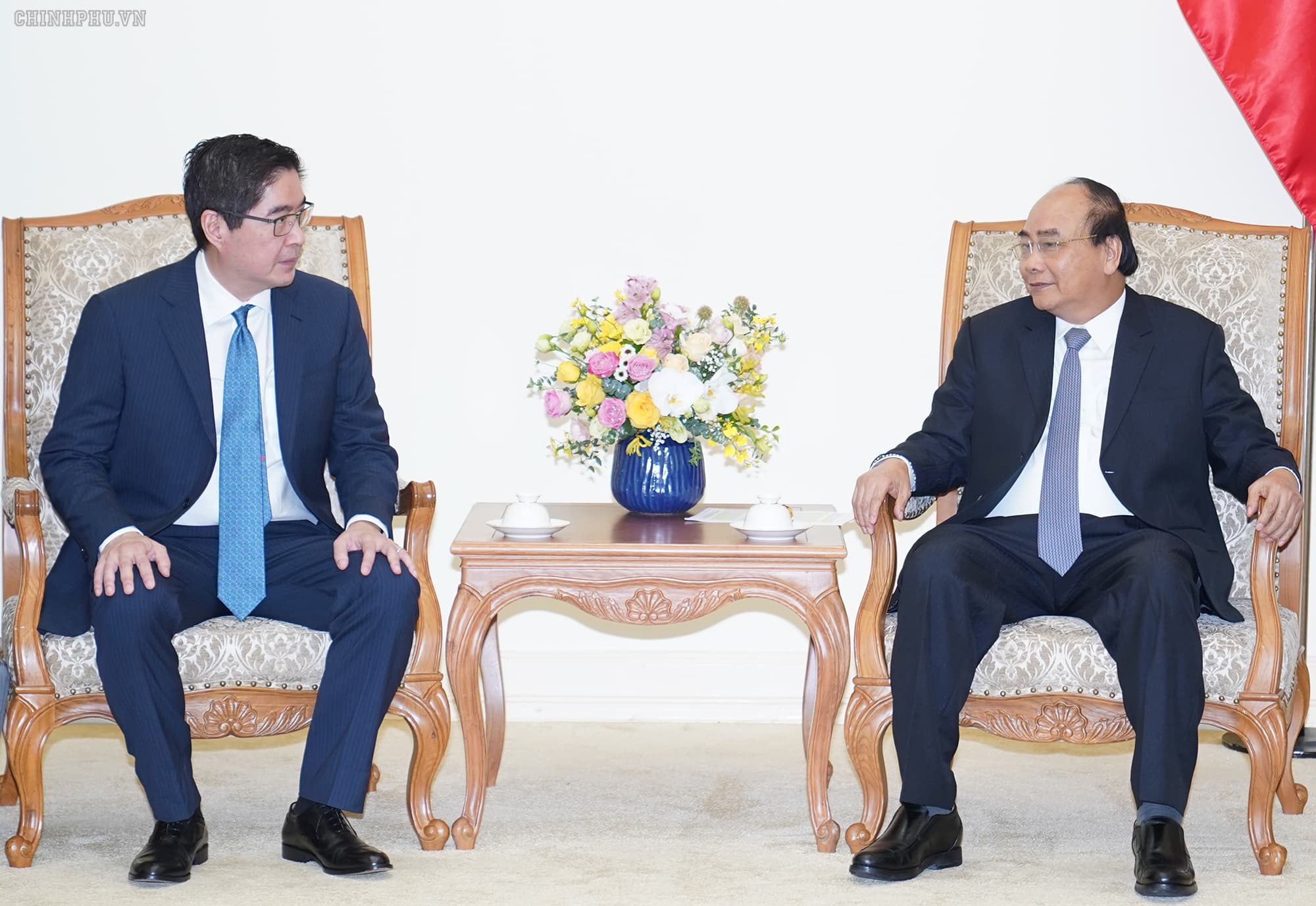 PM greets Filipino investor 