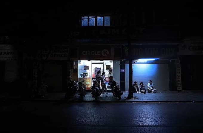 Working the graveyard shift in Hanoi