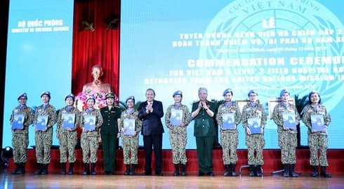 Vietnam peacekeeping force honoured