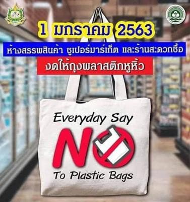 Ban on single-use plastic bags