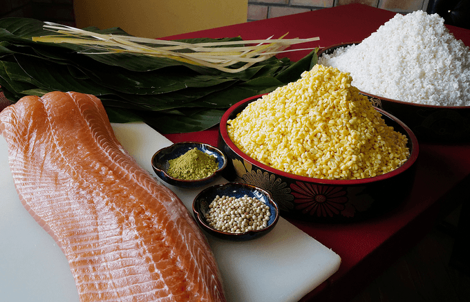 Traditional Tet cake gets fishy