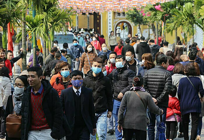 Tet pilgrims rattled by coronavirus