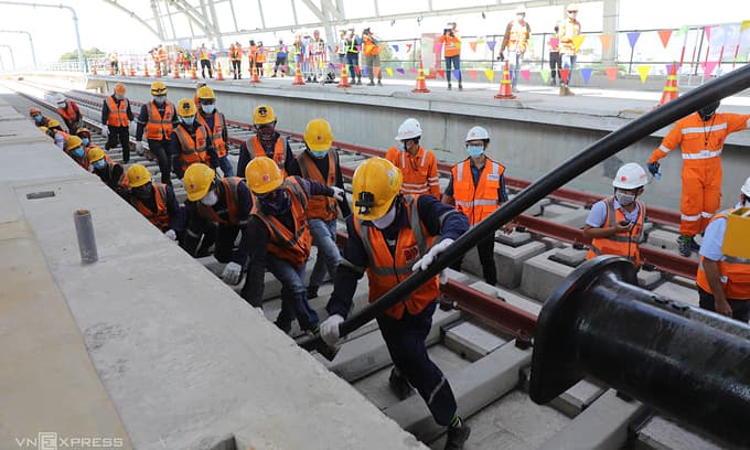 First Saigon metro line gets power