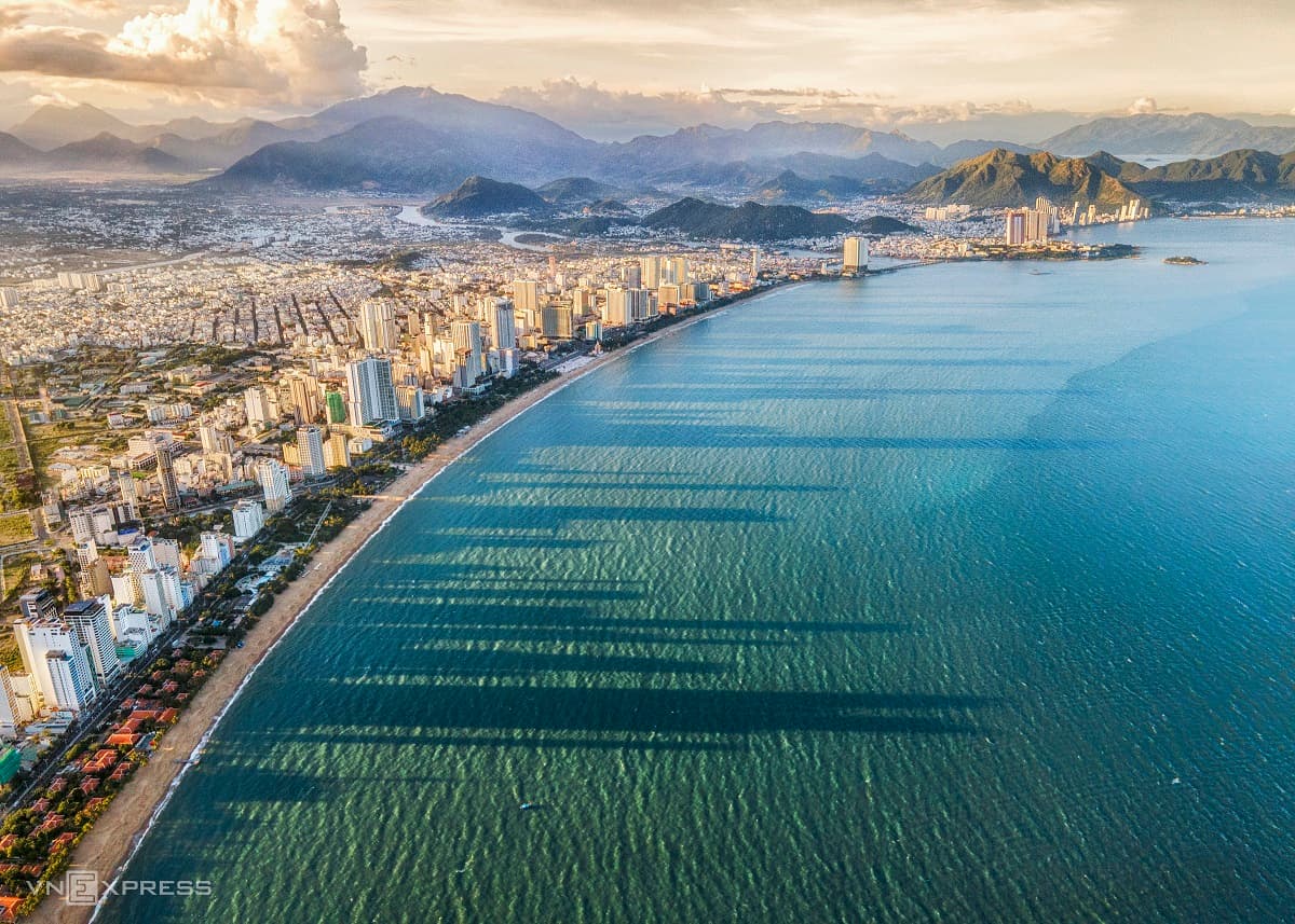The charm of Nha Trang from the air