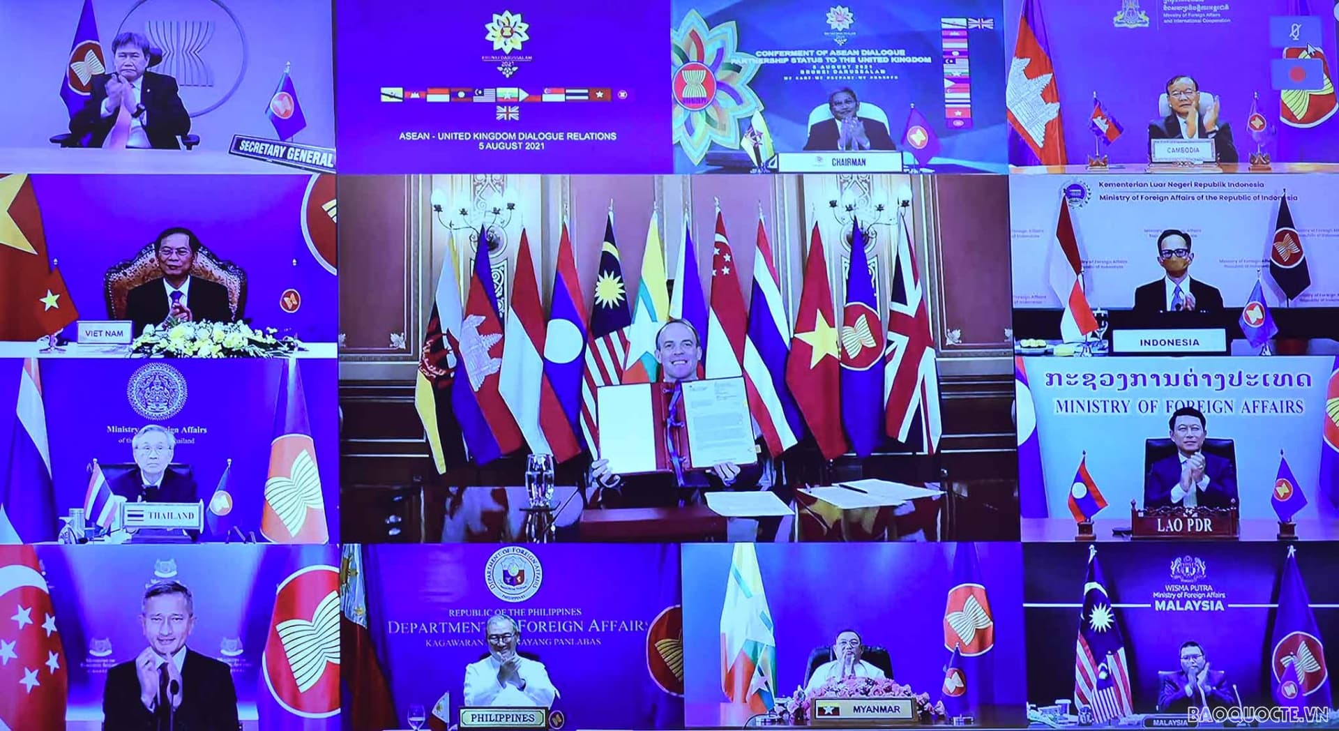 UK becomes Dialogue Partner of ASEAN 