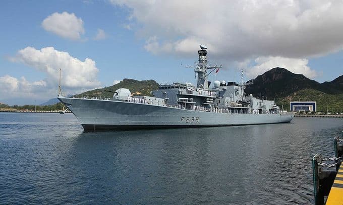 British navy vessel visits Vietnam