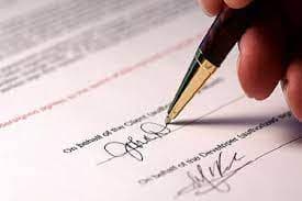 Settlement of the package contract according to the signed agreement