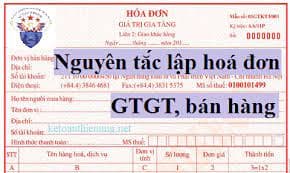 Instructions for making invoices for promotional services