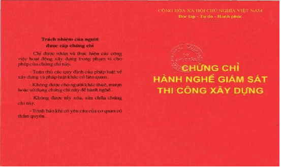 Is re-issuance of the construction practice certificate required to declare the experience?