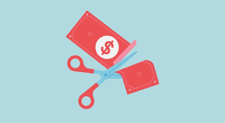 Determining project management costs when reducing total investment