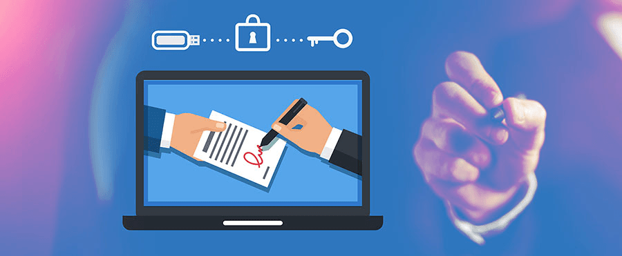 Using a public digital certificate on the National Bidding Network System.