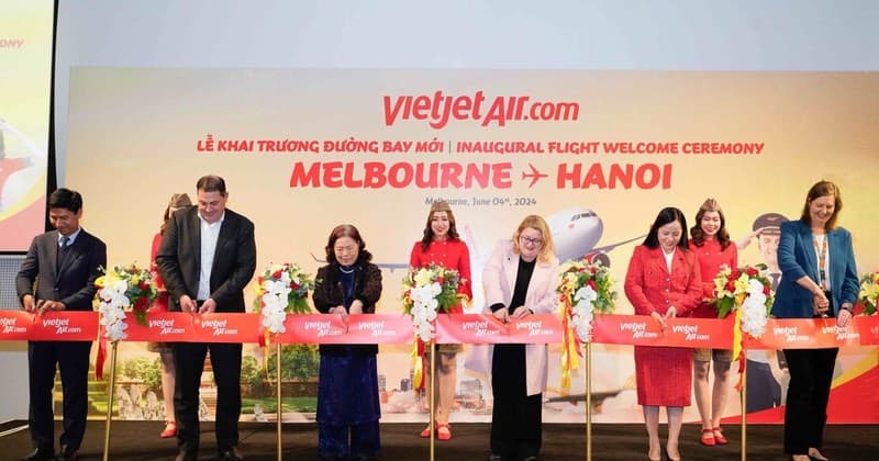 Vietjet opens Hanoi- Melbourne route