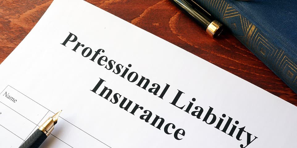 Does the consulting fee include professional liability insurance?