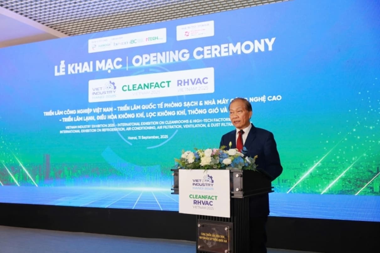 Opening of the International Exhibition on Industry, RHVAC, Cleanrooms and High-Tech Factory Auxiliaries