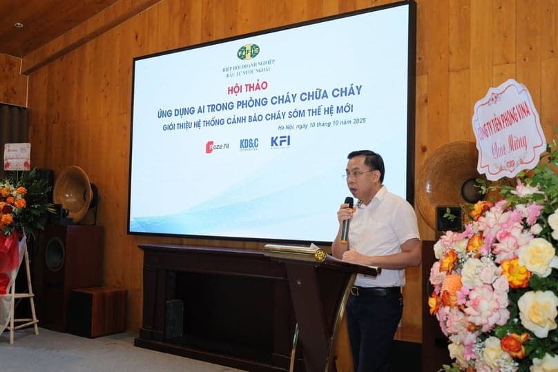AI application in fire prevention, firefighting: Early fire warning solution