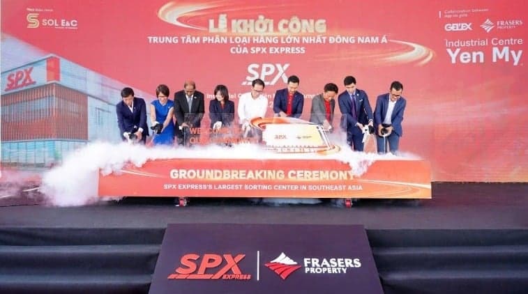 SPX Express starts building its largest Southeast Asia sorting center in northern Vietnam