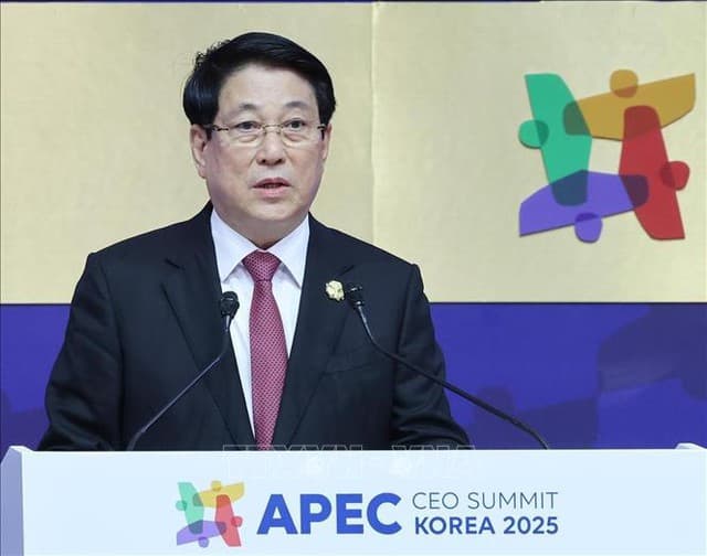 Vietnamese President addresses at APEC CEO Summit Korea 2025