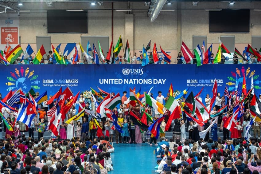 UNIS Hanoi marks UN Day with 3,000-strong celebration