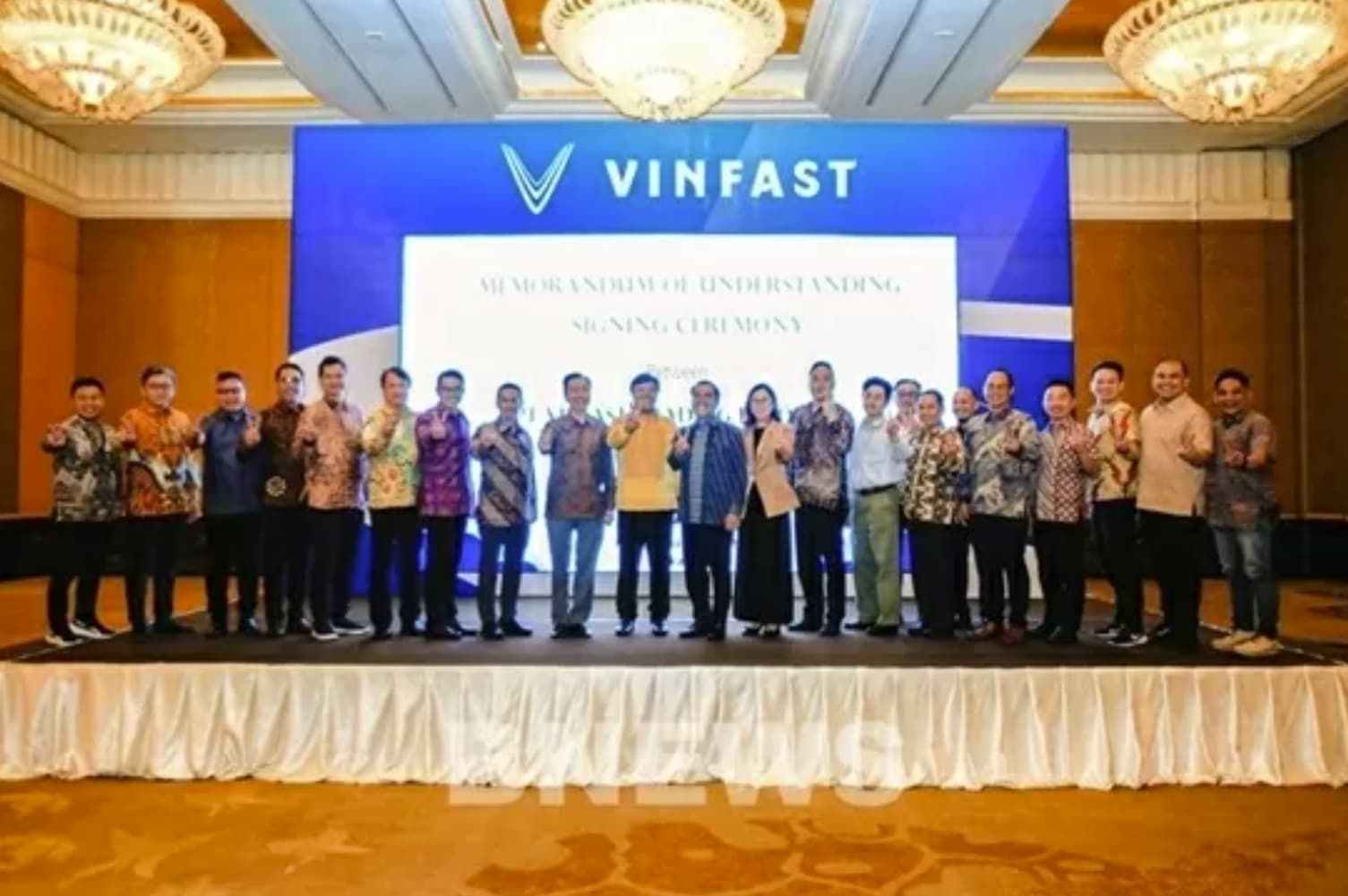 VinFast signs deals with Indonesia’s financial partners to promote green mobility transition