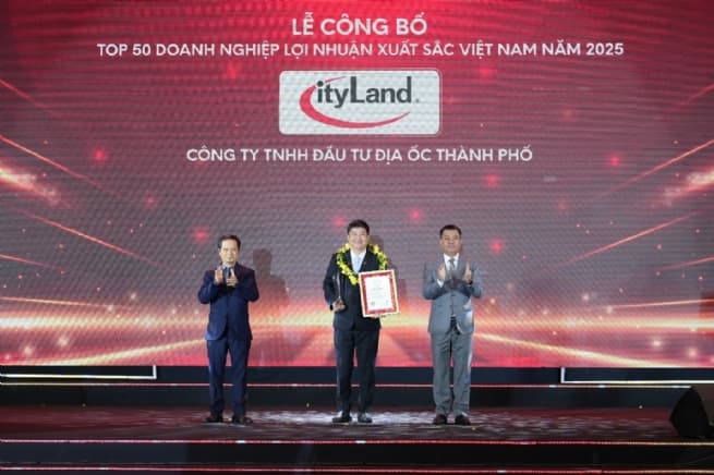 CityLand Group Celebrates Second Consecutive Recognition as One of Vietnam’s Top 50 Profitable Companies in 2025
