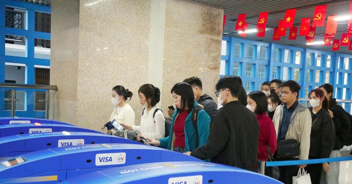 Hanoi Metro launches automated ticket-control system to boost smart mobility