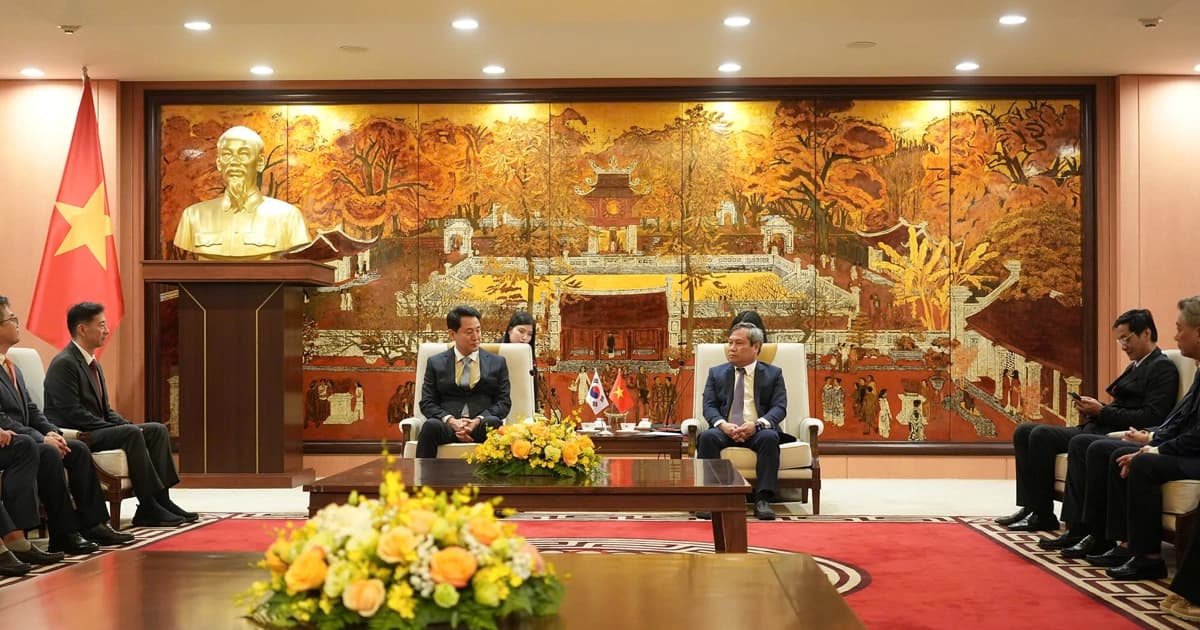 Hanoi, Seoul strengthen strategic cooperation in smart urban and river development