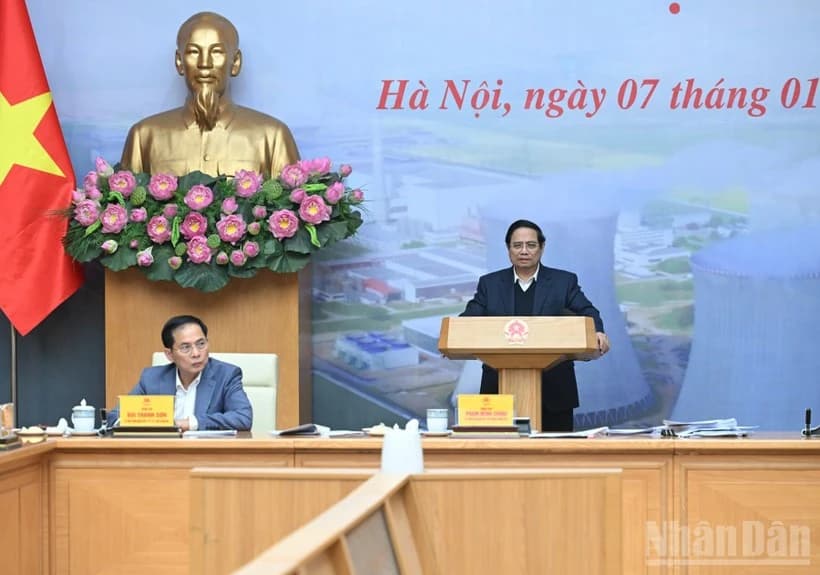 PM calls for round-the-clock effort to speed up Ninh Thuan nuclear power plant project