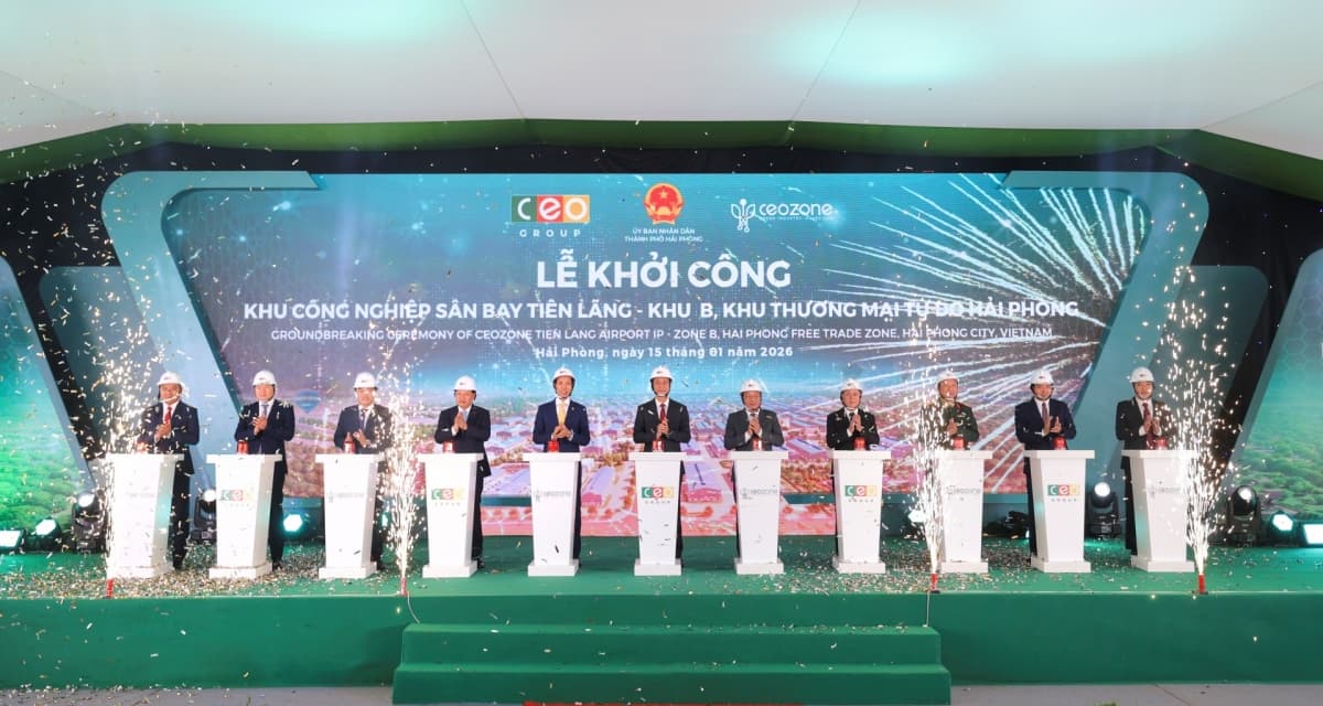 CEO Group breaks ground on first industrial park in Haiphong Free Trade Zone