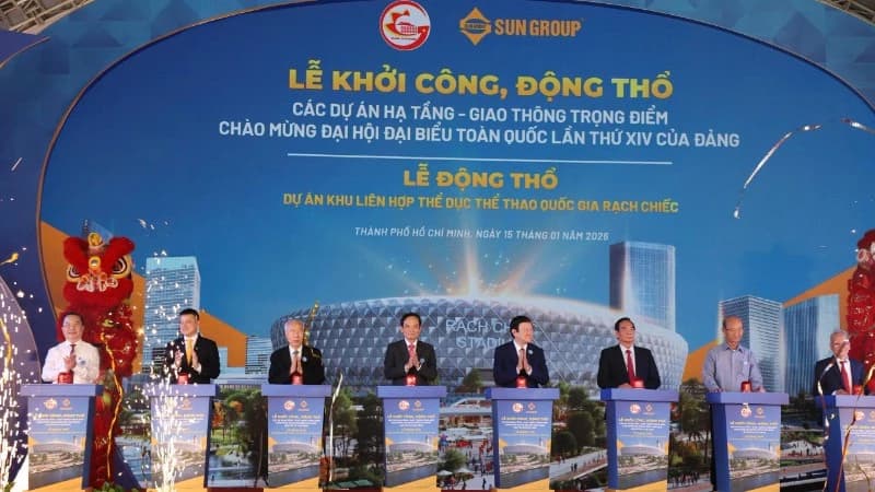Construction begins on four strategic projects in Ho Chi Minh City