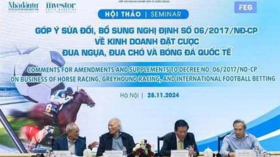 Vietnam's Finance Ministry raises foreign ownership limit at betting businesses to 50% of charter capital: draft decree