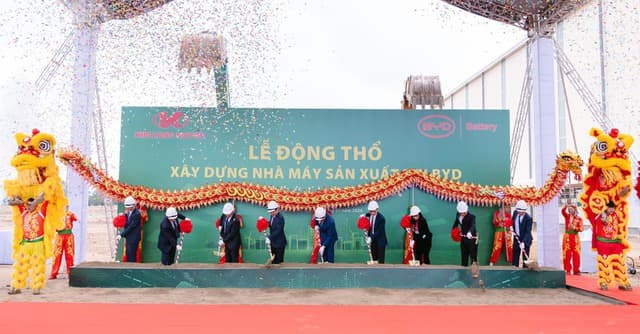 Construction begins on new energy battery plant in Hue