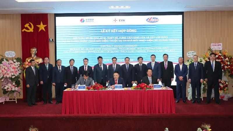 EPC contract worth over 25.2 trillion VND signed for Quang Trach II LNG Power Plant Project