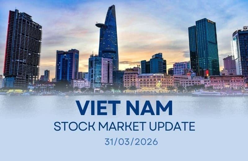 Infographic: VN-Index rises by 0.75% on March 31