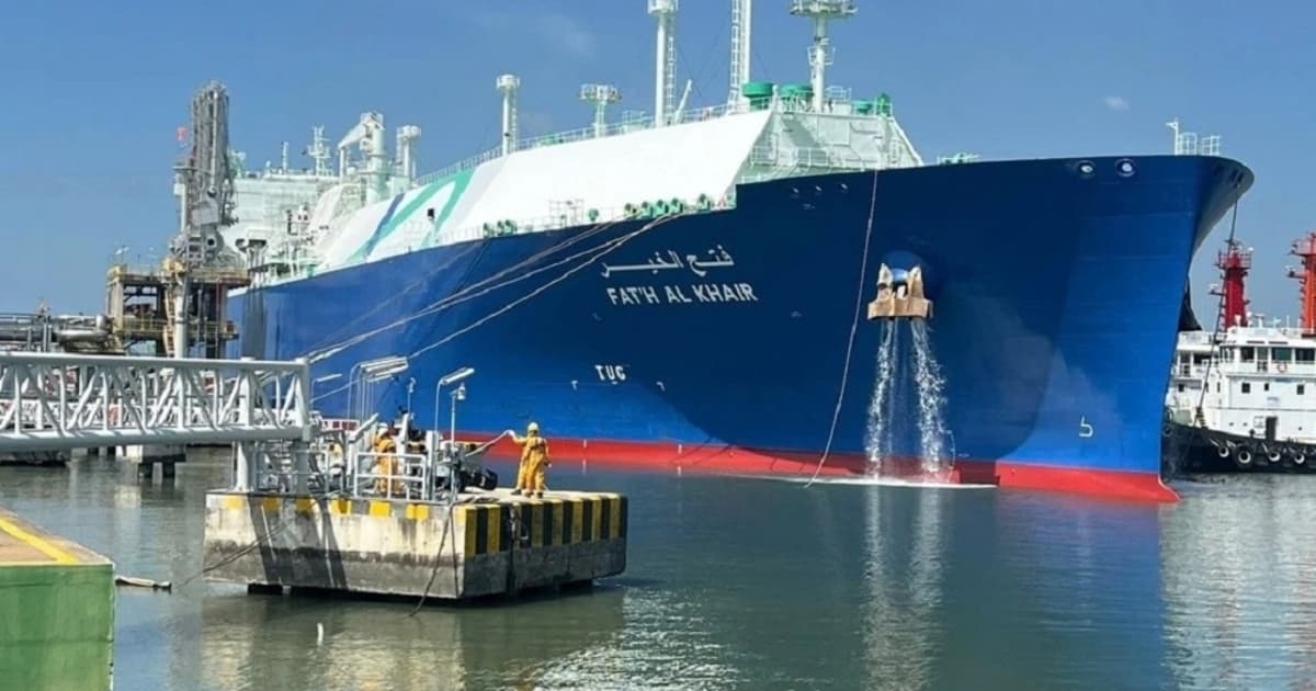 63,000-ton LNG shipment arrives at Thi Vai port