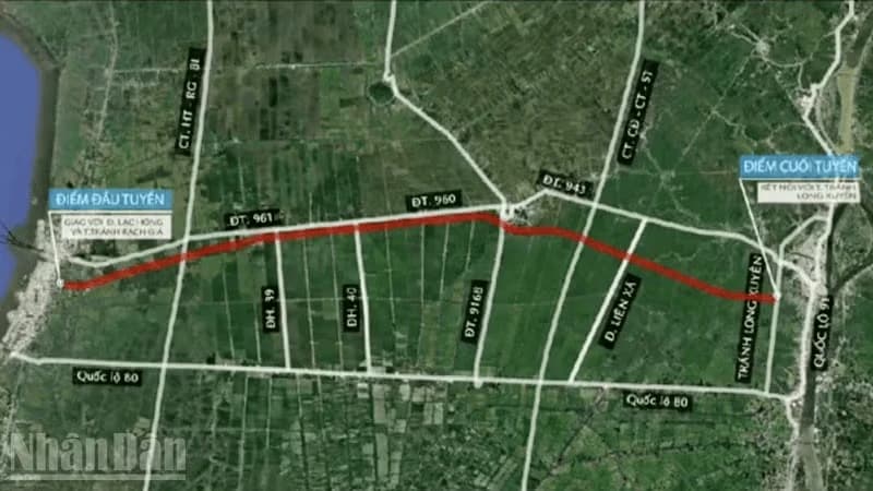 An Giang strives to commence construction of Long Xuyen-Rach Gia connecting road project in 2026-2027 period