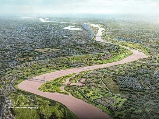 Ha Noi approves nearly 28-bln-USD Red River landscape boulevard project