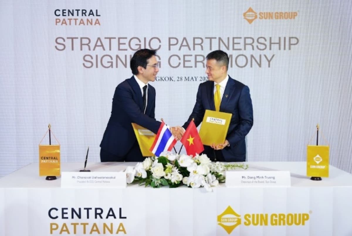Sun Group partners with Central Pattana to build retail complexes
