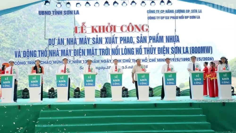 Groundbreaking held for plastic plant and floating solar project in Son La Province