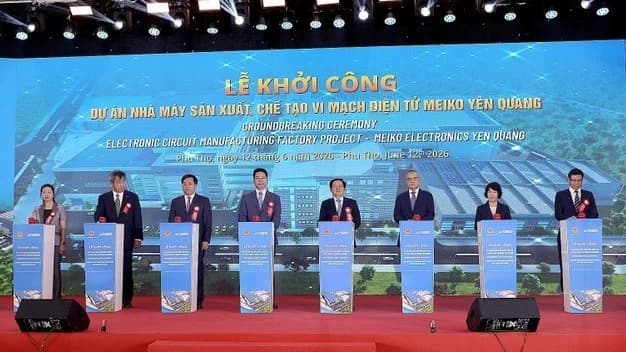 Work starts on 500-million-USD Meiko semiconductor plant in Phu Tho province