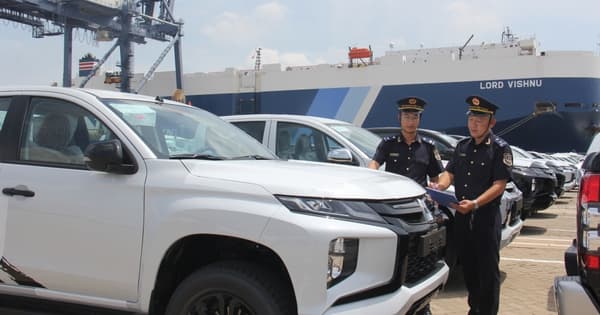 List of imported goods subject to customs clearance at import border gates