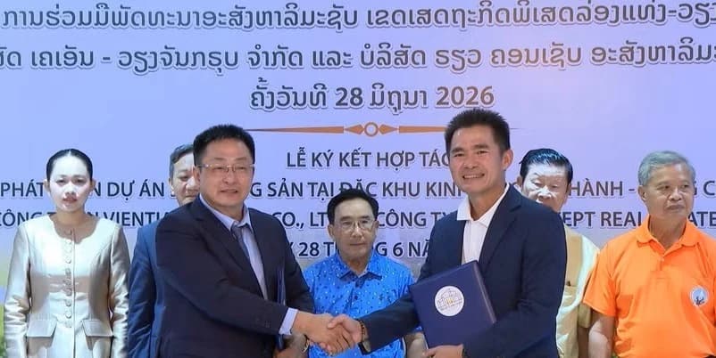 Vietnamese, Lao firms forge strategic cooperation for Vientiane real estate project