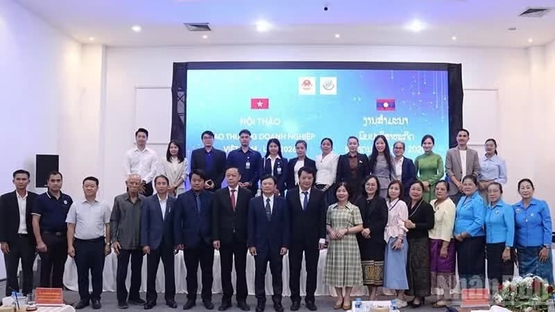 Viet Nam and Laos strengthen business connections