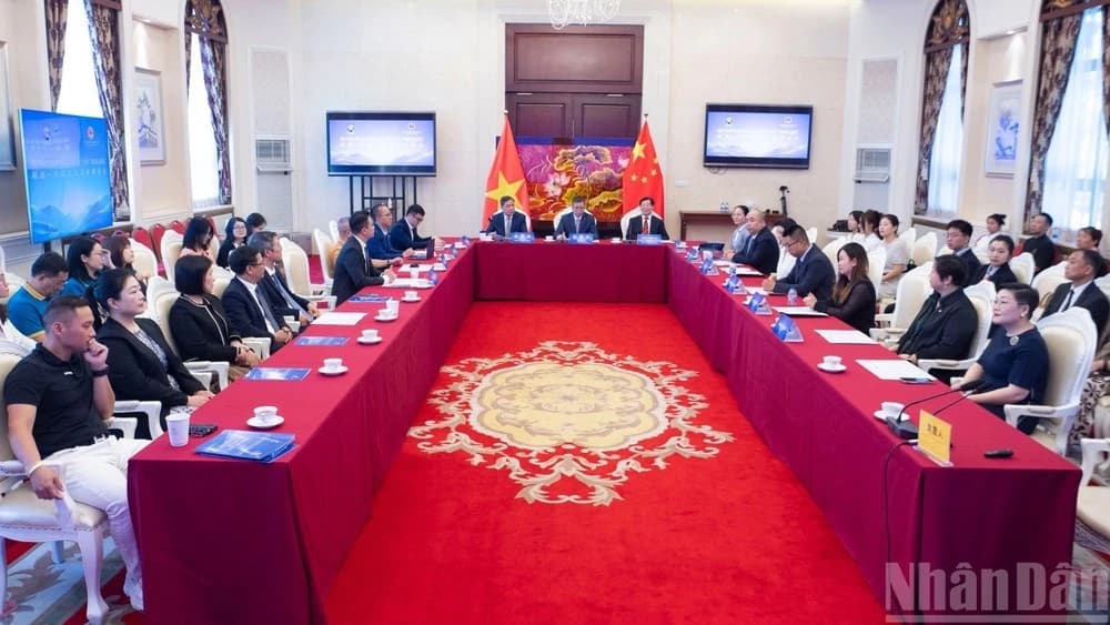 Vietnamese and Chinese young businesses strengthen exchanges and cooperation
