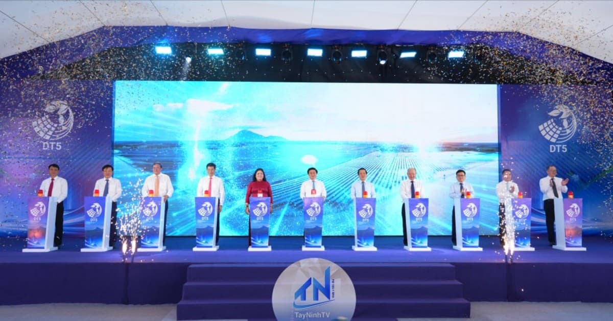 Construction begins on 450 MW solar power plant in Tay Ninh province