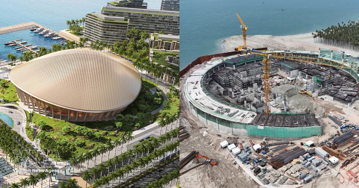 APEC 2027 convention centre takes shape in Phu Quoc
