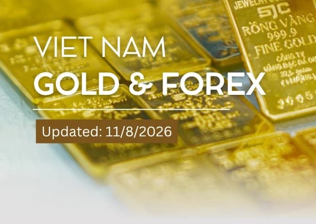 Infographic: Global and domestic gold prices both fall on August 11