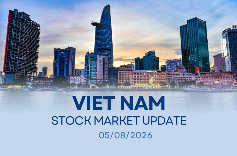Infographic: VN-Index down 0.04% on August 5