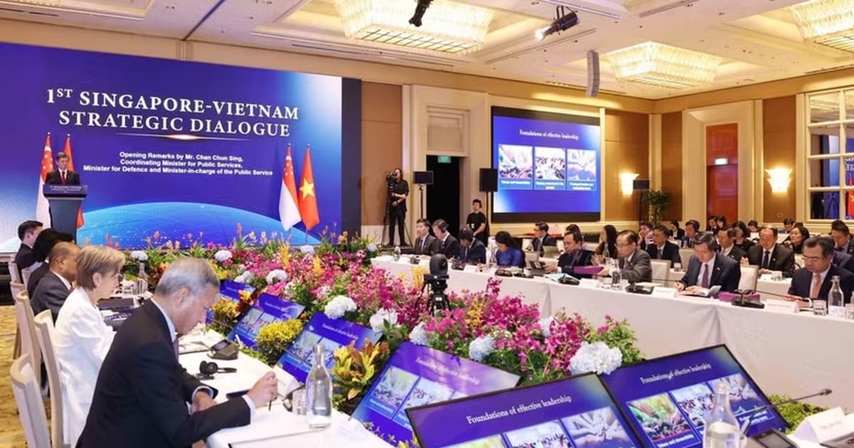 Viet Nam, Singapore issue Joint Statement on Technology Connectivity Strategy